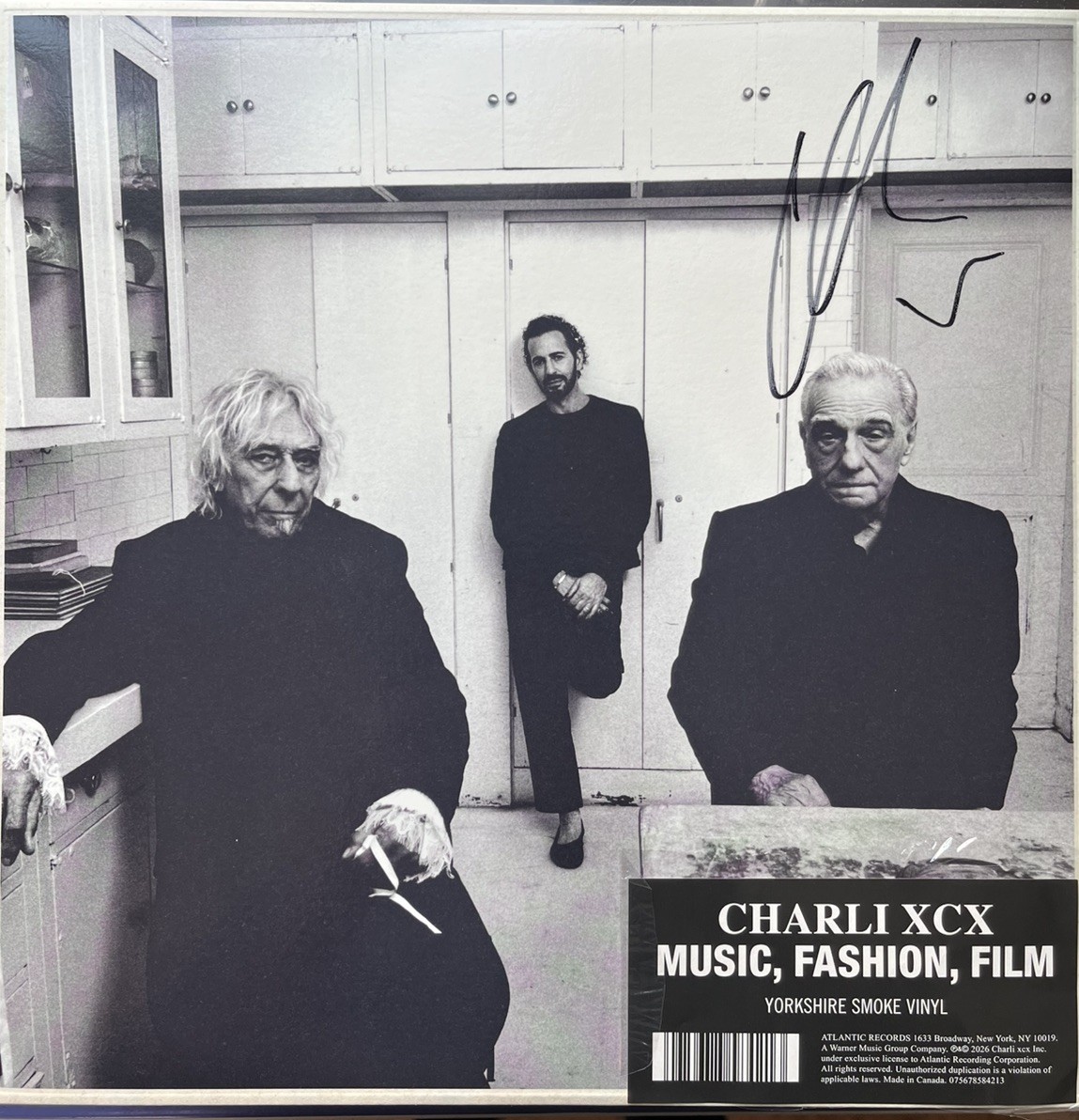 Charli XCX - Music, Fashion, Film  *SIGNED on VINYL Cover** Yorkshire smoke 