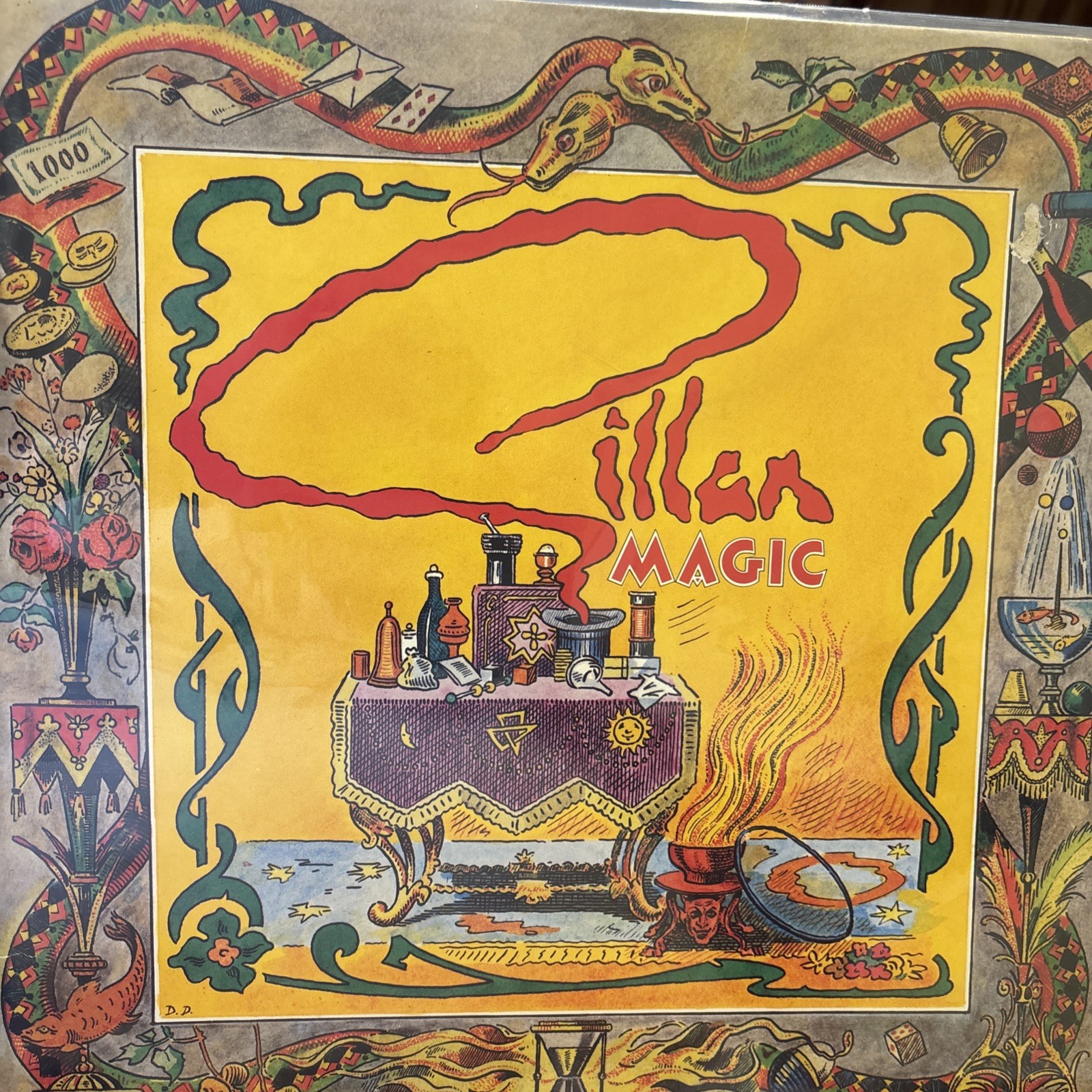 IAN GILLAN Magic 33RPM  LP 1982 Virgin W/Lyric Sheet