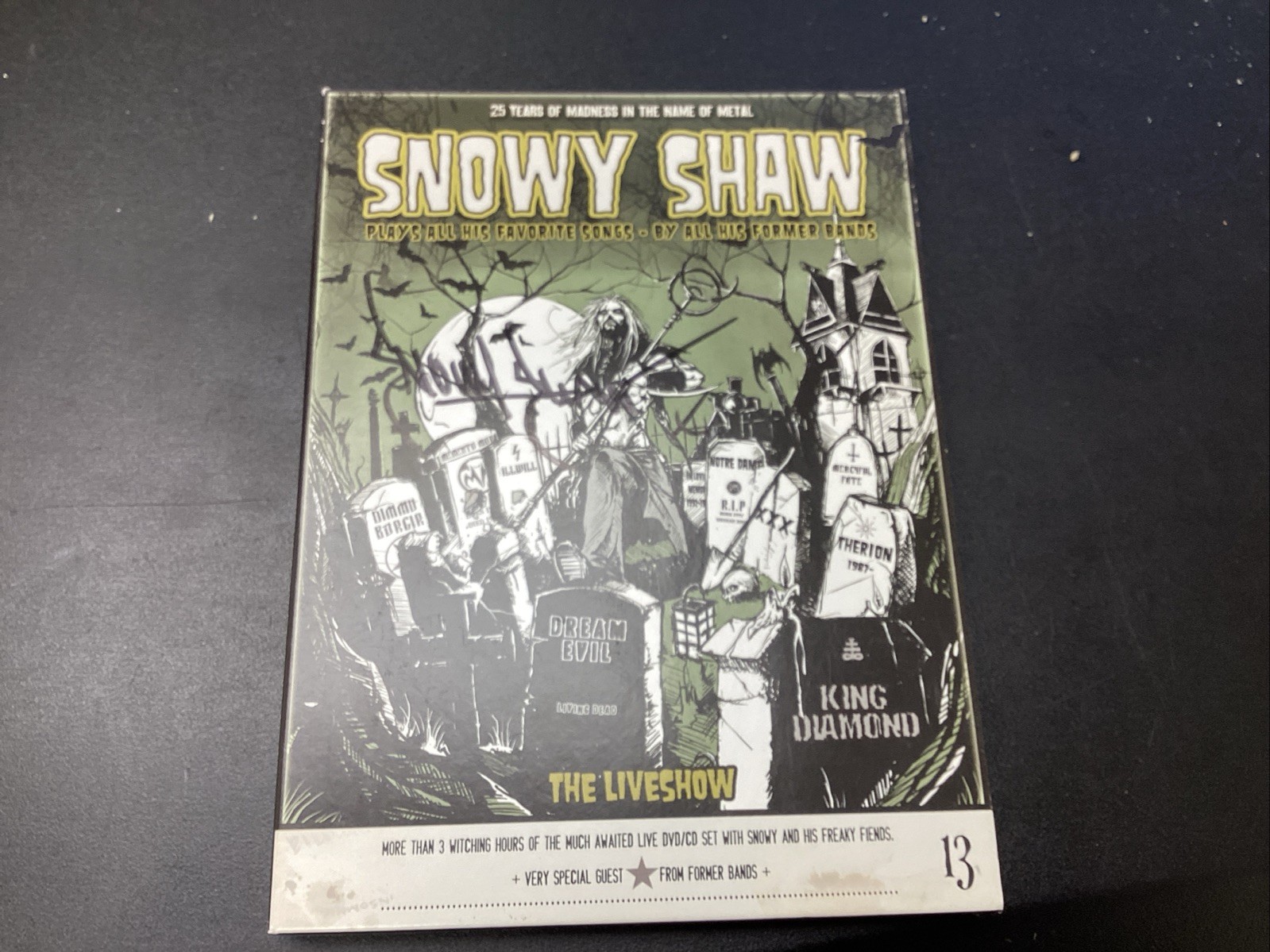 Snowy Shaw The Liveshow CD/DVD Metal Album