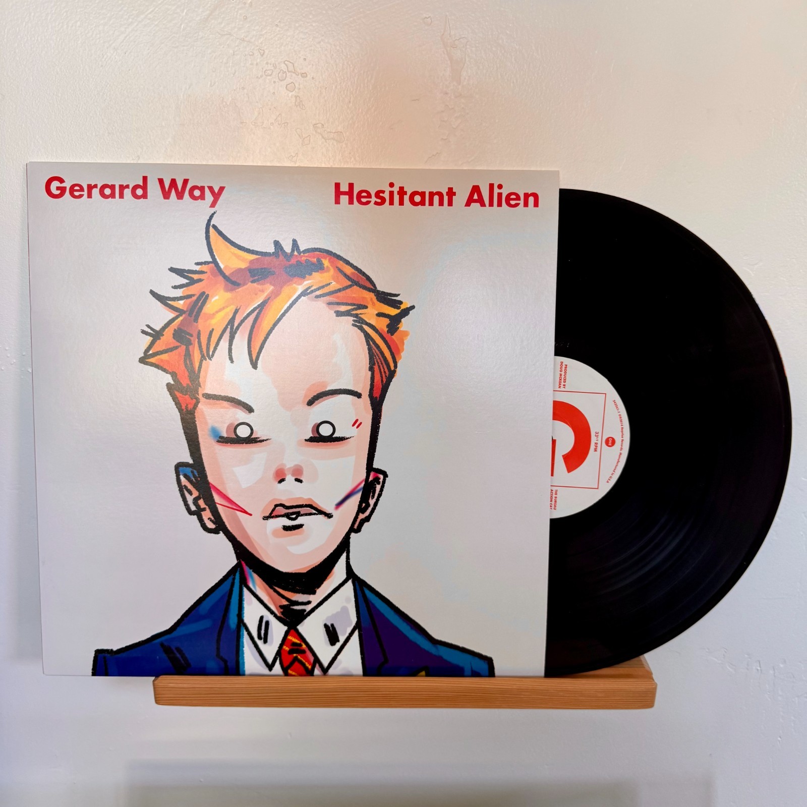 GERARD WAY - HESITANT ALIEN (2014) Black Vinyl LP, NM