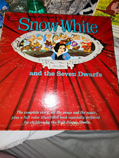 Disneyland Walt Disney Snow White Seven Dwarfs LP 12