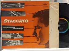 ELMER BERNSTEIN Staccato EXC 1959 CAPITOL LP Barney Kessel CRIME JAZZ NOIR ost picture