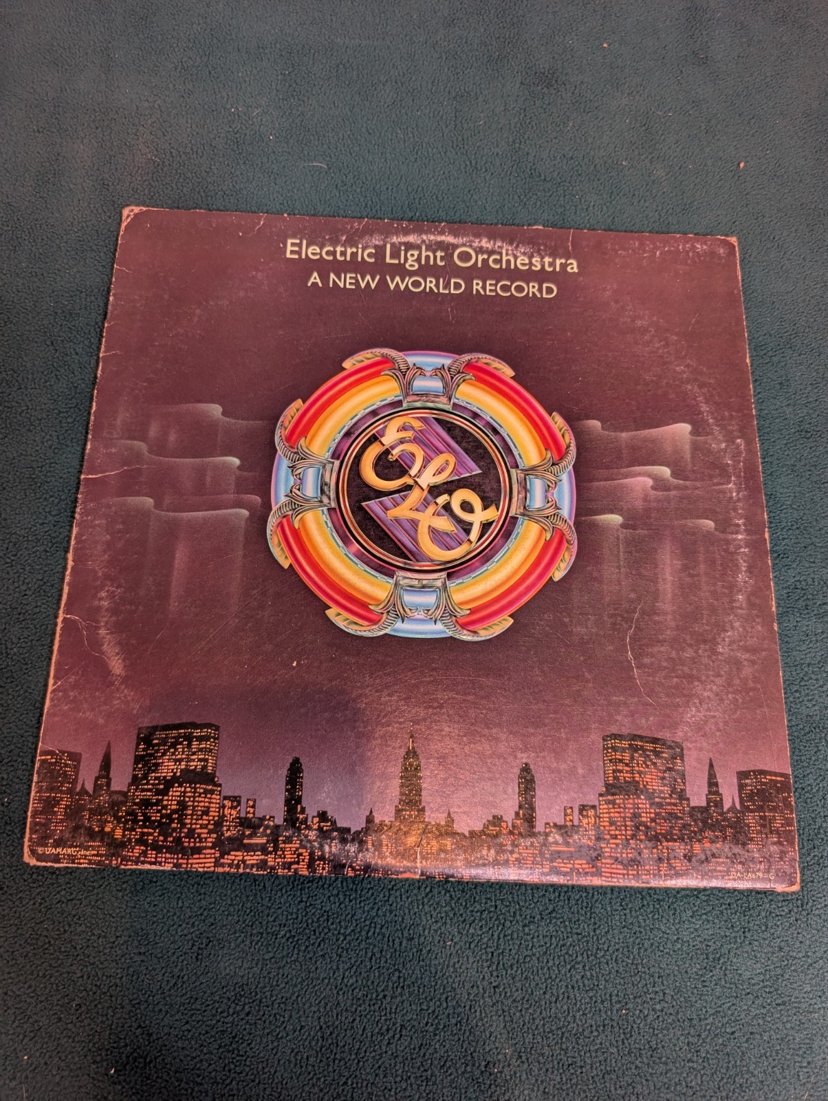 ELO A New World Record LP Jet UA-LA679-G 1st Press Telephone Line Vinyl VG