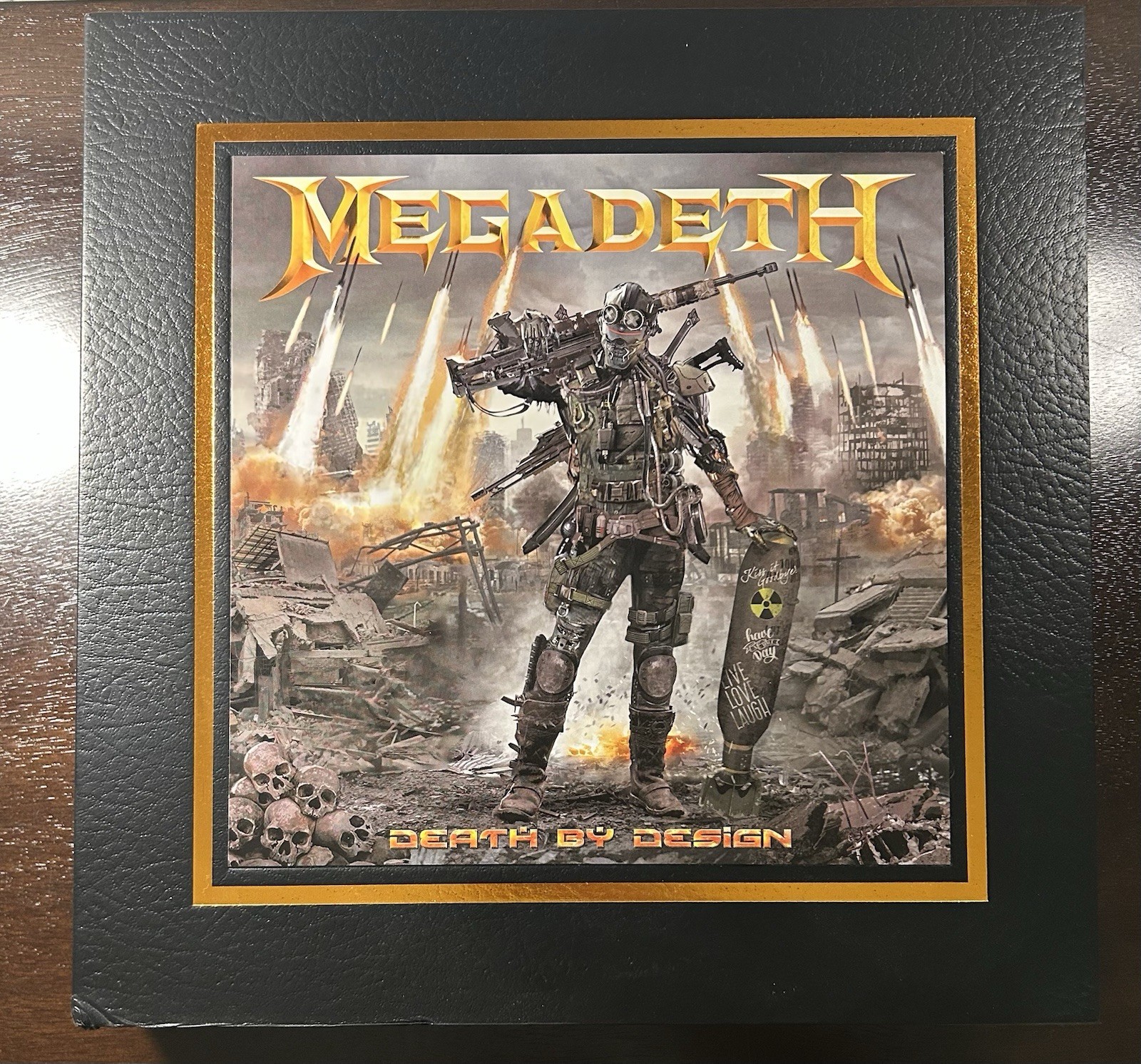 Megadeth Death by Design Graphic Novel + Warheads on Foreheads Vinyl SDCC 2019