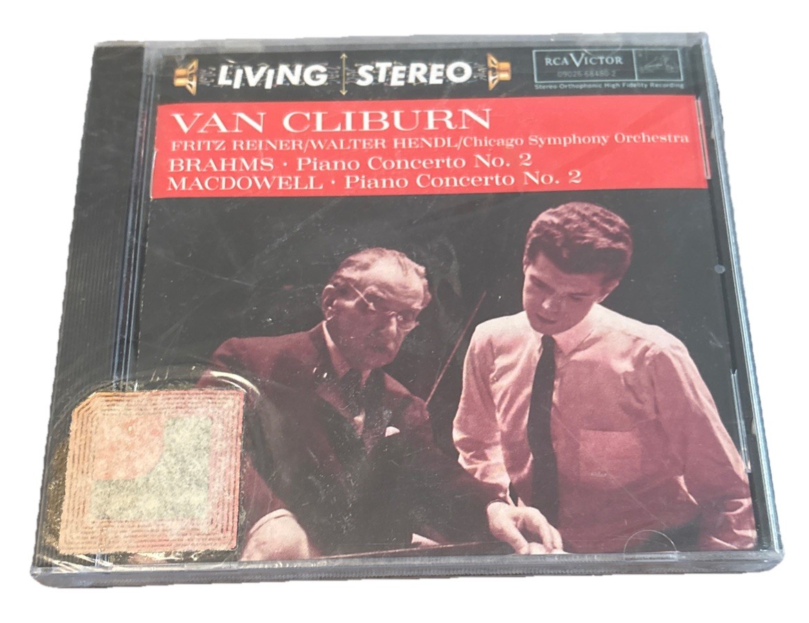Van Cliburn Brahms Piano Concerto 2 MacDowell Piano Concerto 2 New/Sealed* RARE