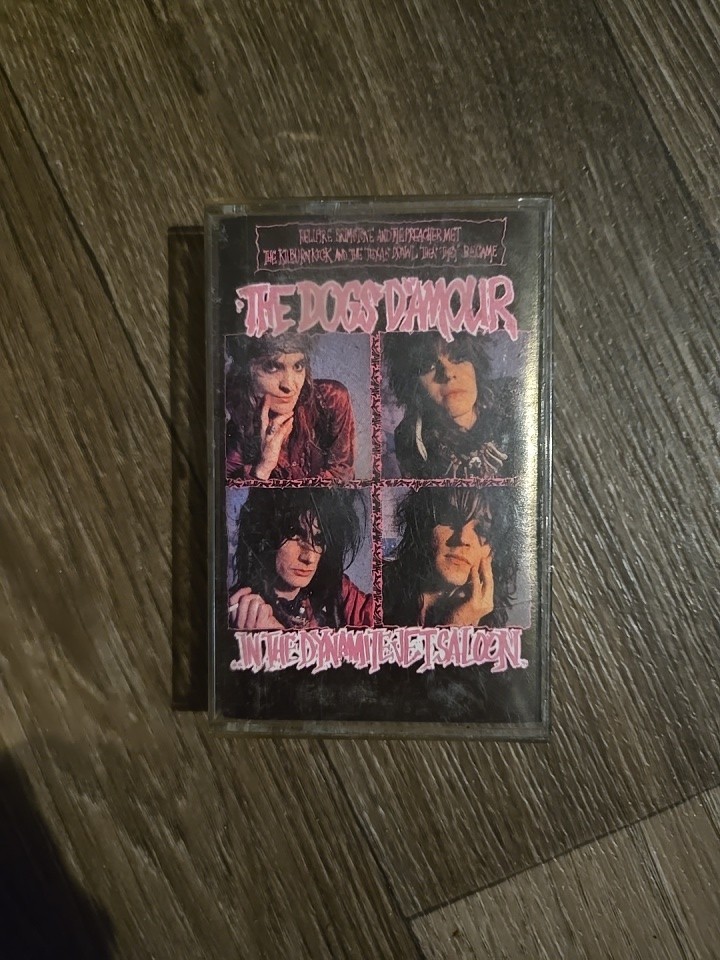 Vintage Cassette Tape The Dogs D'Amour The Dynamite Jet Saloon China Records
