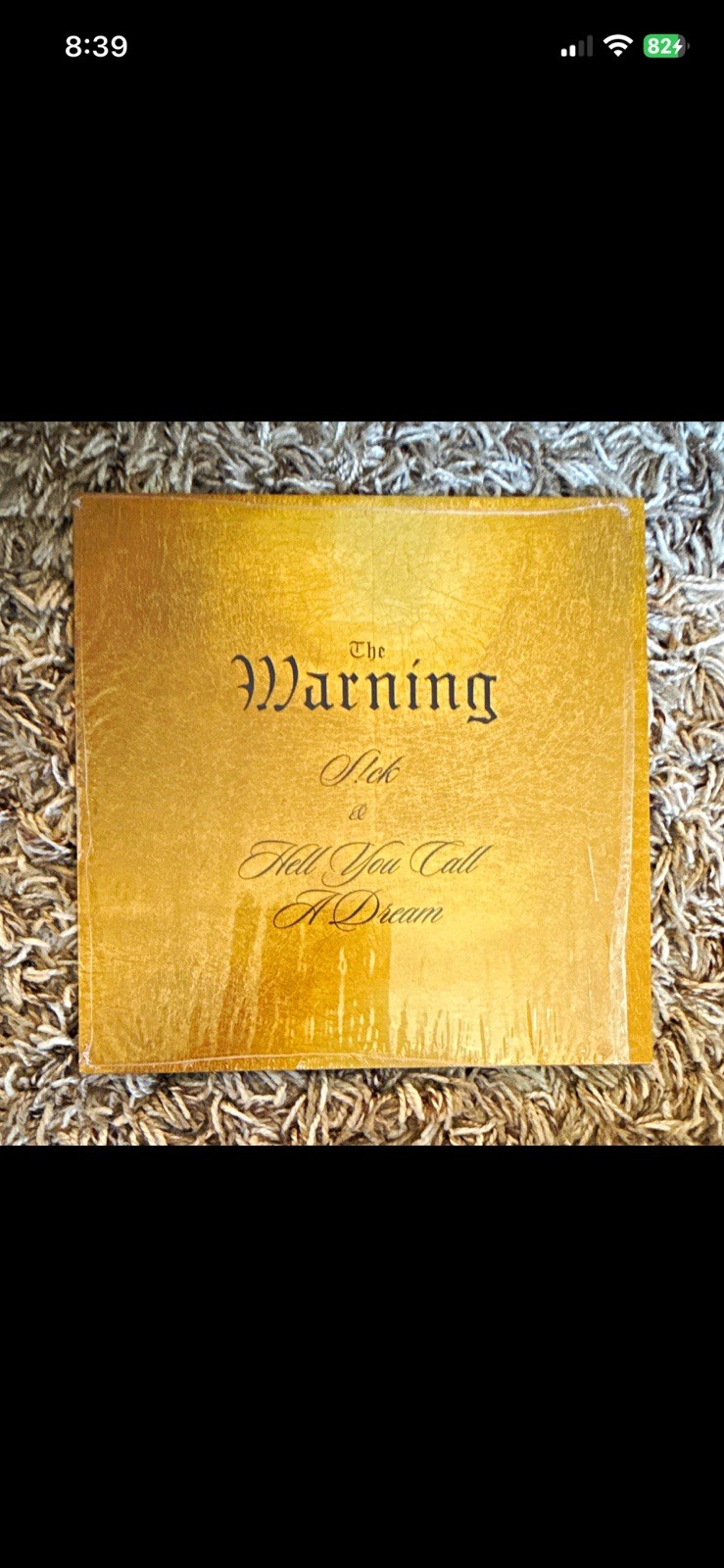 The Warning Sick / Hell You Call A Dream 2024 Republic 45 RPM Gold Vinyl Single