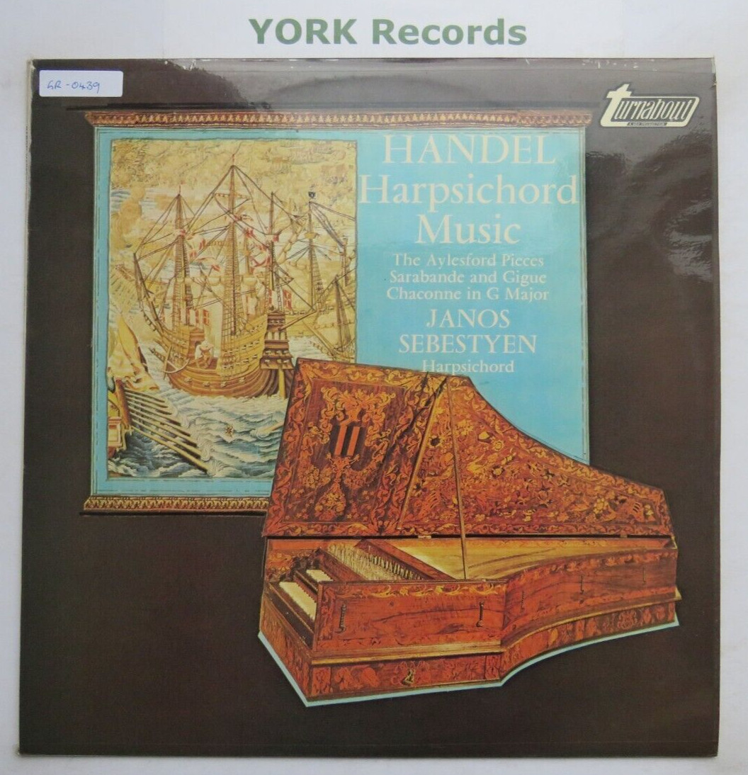 TV 34448S - HANDEL - Harpsichord Music JANOS SEBESTYEN - Excellent Con LP Record