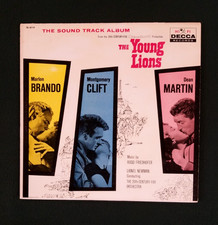 1958 The Young Lions Soundtrack LP Decca DL 8719 LA 1st Press Black Label  VG picture