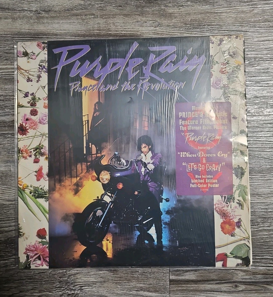 Org. Prince   Purple Rain 12in Vinyl With Hype,No Poster ,Open in Shrink 
