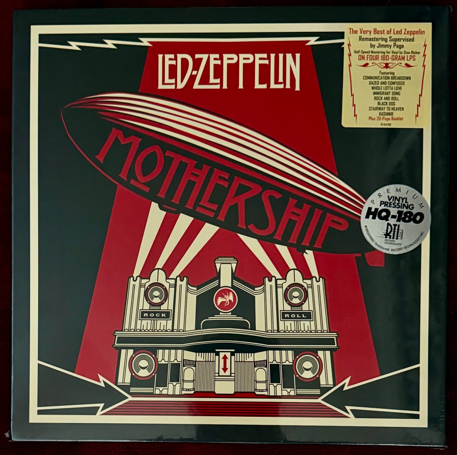 MOTHERSHIP - LED ZEPPELIN - Remastered Greatest Hits on 4 180g LP\'s - New/Sealed