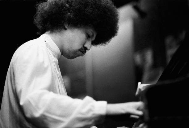 Piano player Anthony Davis performs at Bimhuis in Amsterdam Nether- Old Photo