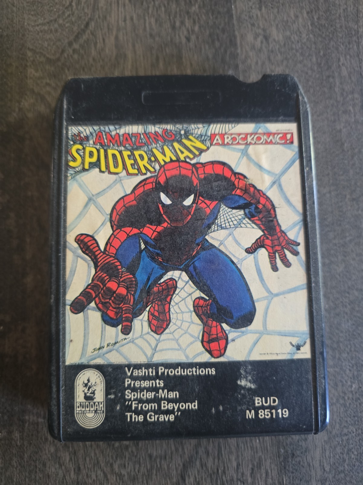 1972 Vintage Amazing Spider-Man A Rockomic 8 Track Really Cool And RARE 🔥🔥🔥
