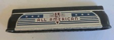 Vintage All American Tuner Harmonica Harmonic Reed Corp Philadelphia 1940s picture