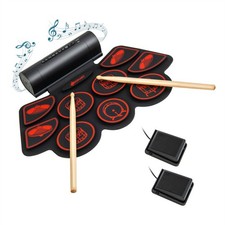 9 Pad Electronic Drum Set MIDI USB Electric Drum Kit w/ Stereo Speakers picture