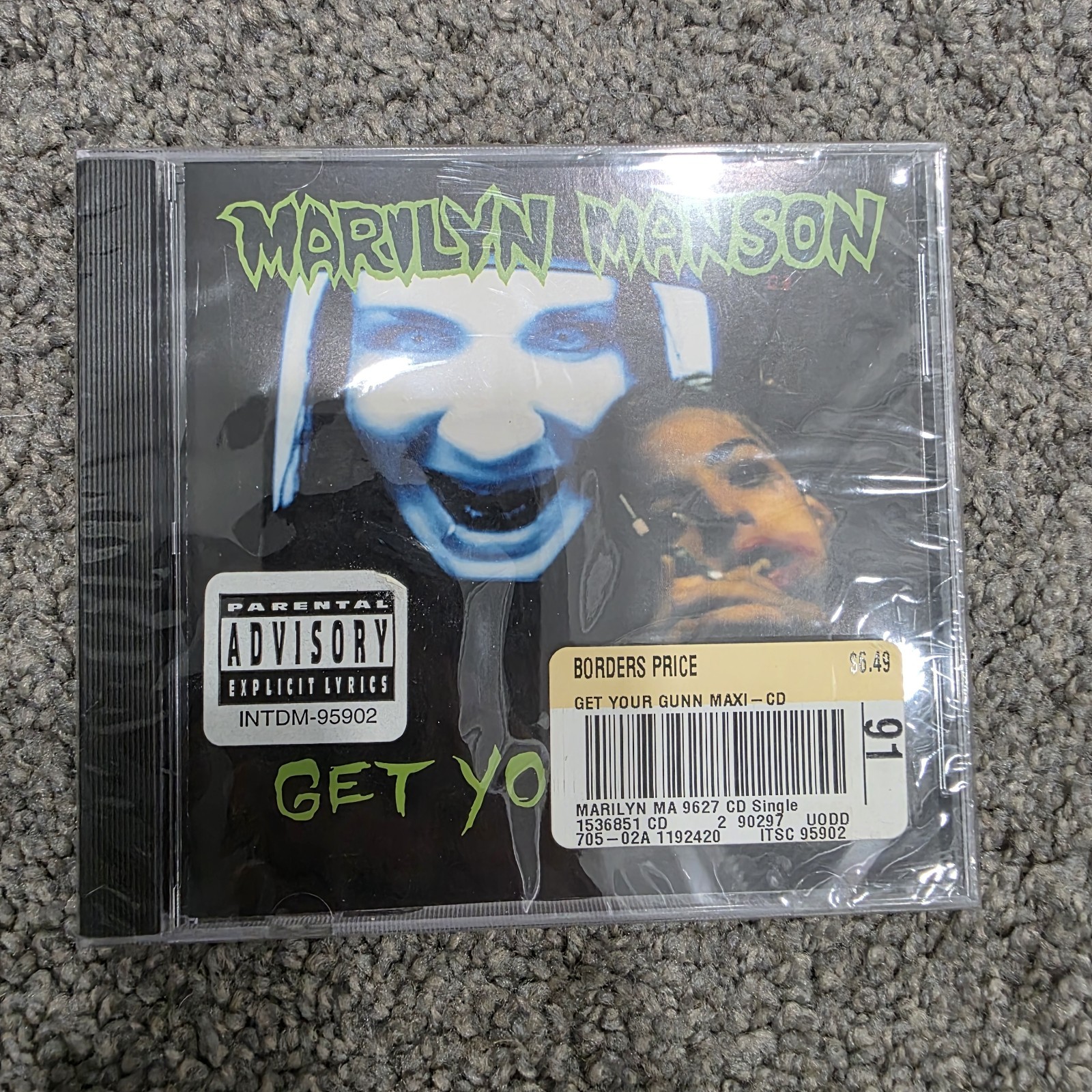 FACTORY SEALED* Marilyn Manson Get Your Gunn CD CANADA INTDM-95902 RARE