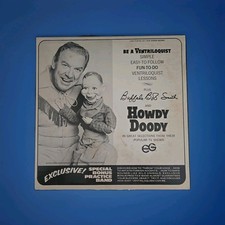 Vintage Buffalo Bob Smith And Howdy Doody Be A Ventriloquist Vinyl Record LP  picture