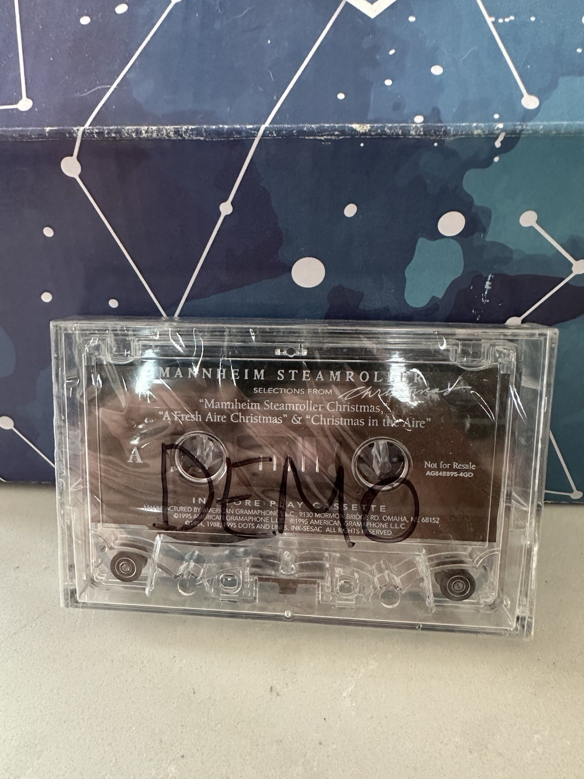Rare Mannheim Steamroller Christmas Promo Demo Cassette Sealed 1995