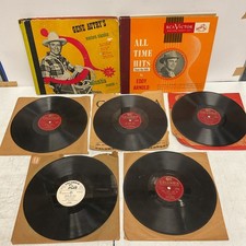 Lot Of 7 1940’s Country 78 RPM Records: Bill Monroe, Bob Wills, Gene Autry F-VG picture