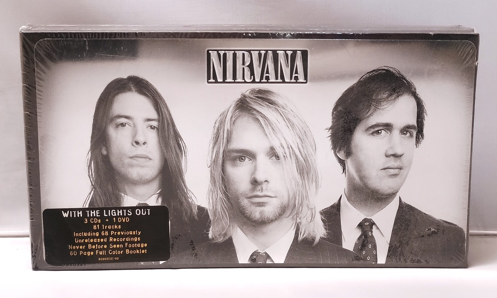 NEW/STILL-SEALED box set NIRVANA With the Lights Out 2004 grunge rock 3 CDs, DVD