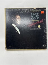 Nat King Cole Golden Treasury Unforgettable Longines Symphonette 6 LP Box Set VG picture