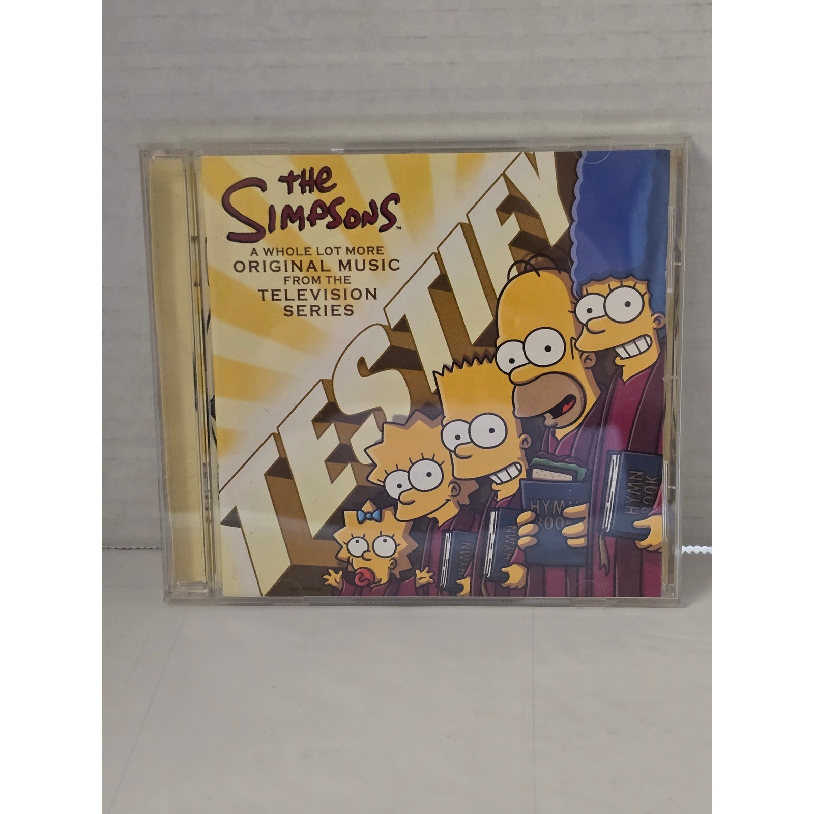 Vintage 2007 The Simpsons Testify Original Music TV Series CD Shout Factory