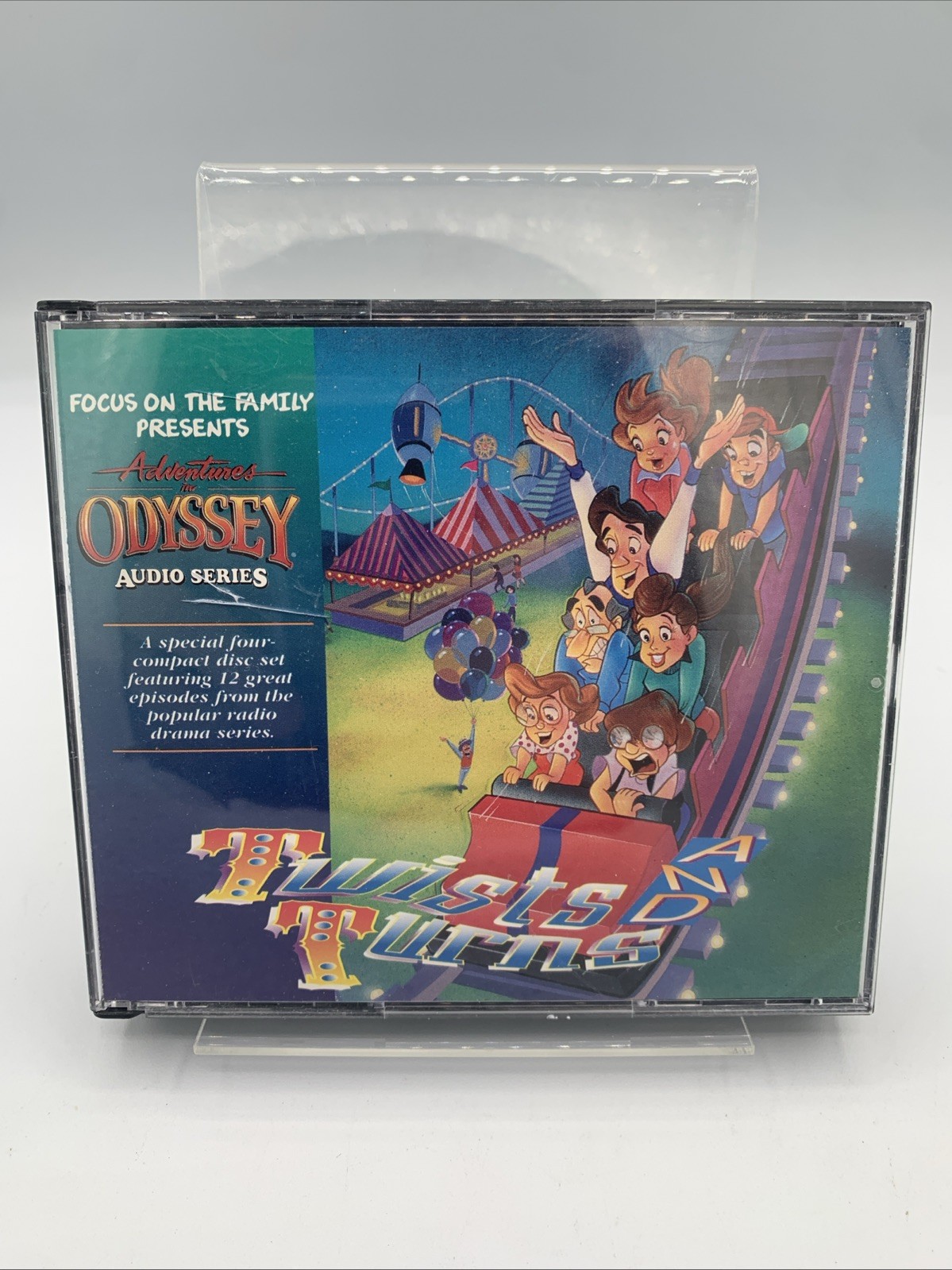 Adventures in Odyssey Vol 23 Twists and Turns 4 CD Set Focus on the Family 1995