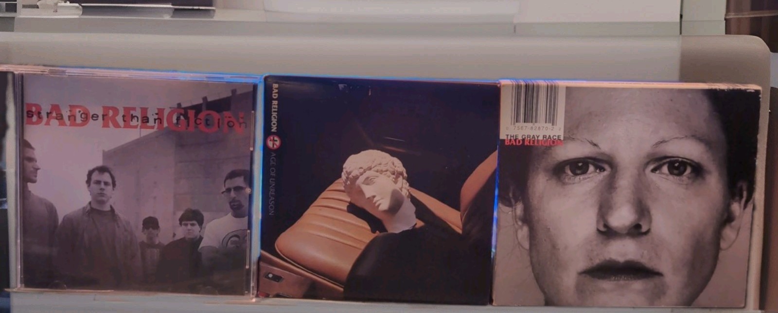 Bad Religion Stranger Than Fiction, Age Of Unreason, The Gray Race CDs Epitaph