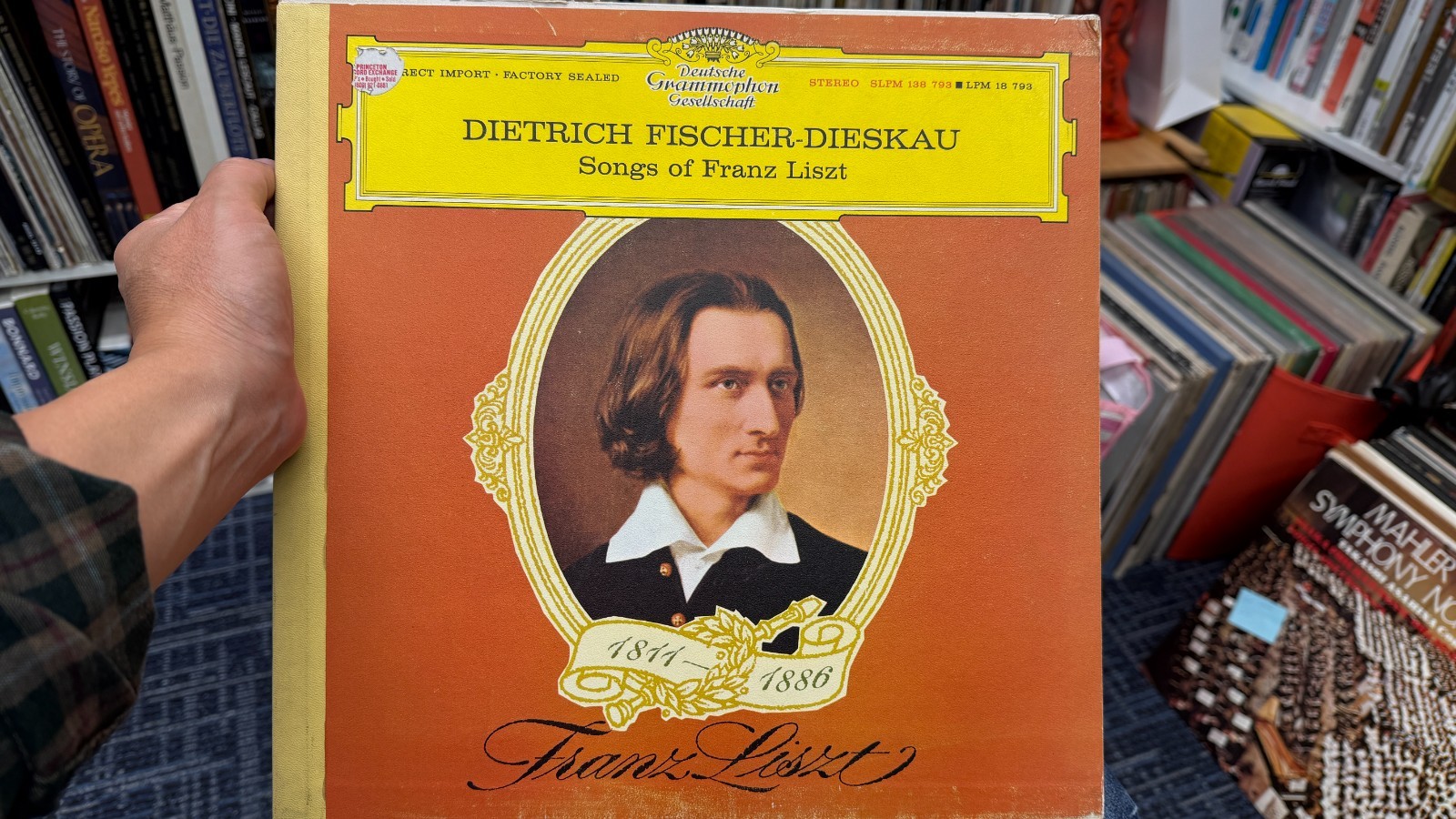 Franz Liszt Songs Fischer-Dieskau Demus DGG SLPM 138 793 Stereo LP NM/VG