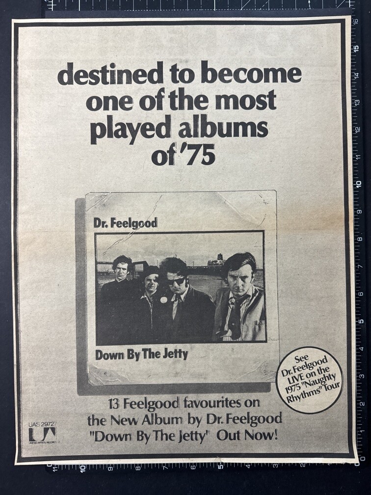 DR FEELGOOD - DOWN BY THE JETTY 15X11
