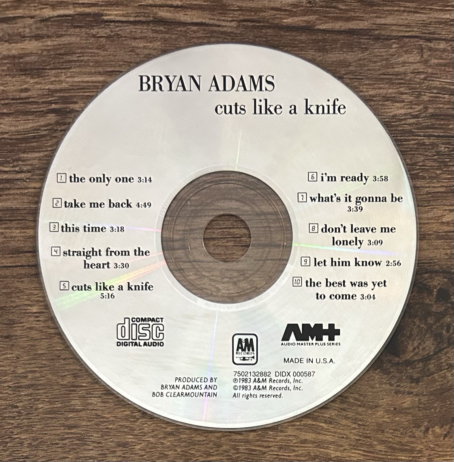 Cuts like a Knife by Adams, Bryan (CD, 1990)