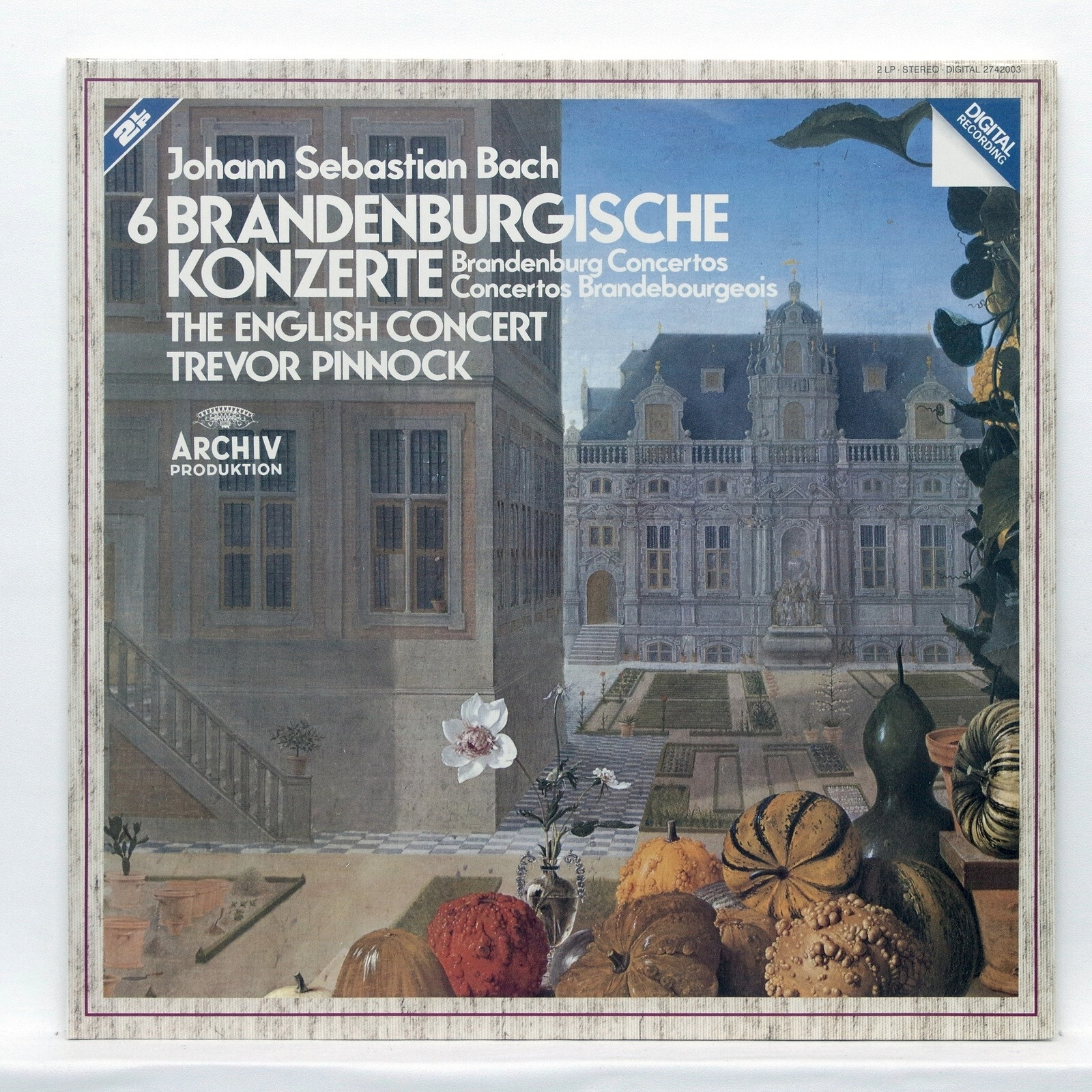 TREVOR PINNOCK ⸺ JS BACH the 6 brandenburg concertos ⸺ ARCHIV 2xLPs NM