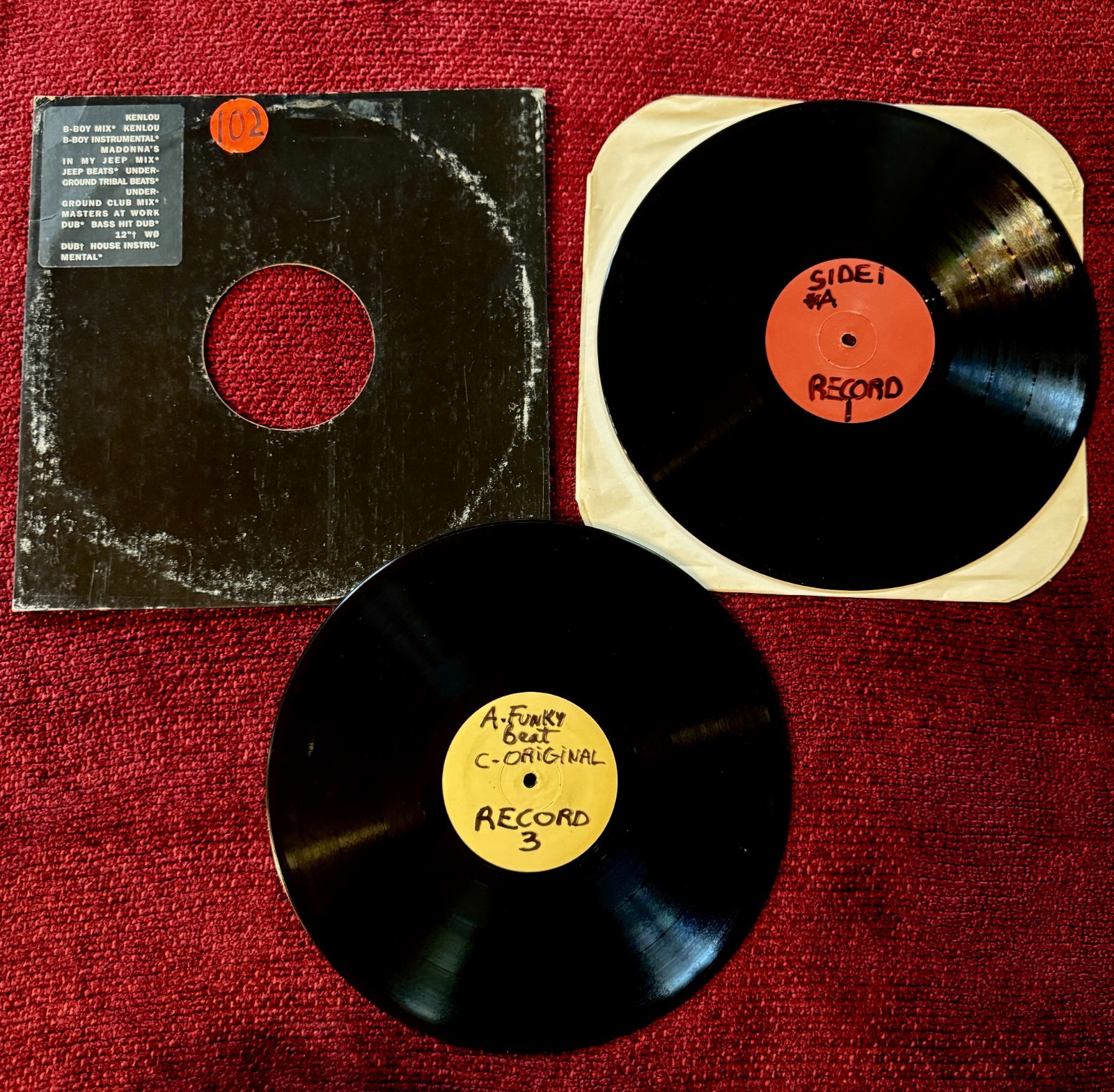 MADONNA EROTICA RECORD TEST PRESSING PROMO REMIXES 2 DISC VINYL US SEX BOOK 1992