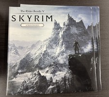 THE ELDER SCROLLS V SKYRIM ATMOSPHERS- Soundtrack, Ltd SPLATTER VINYL LP New picture