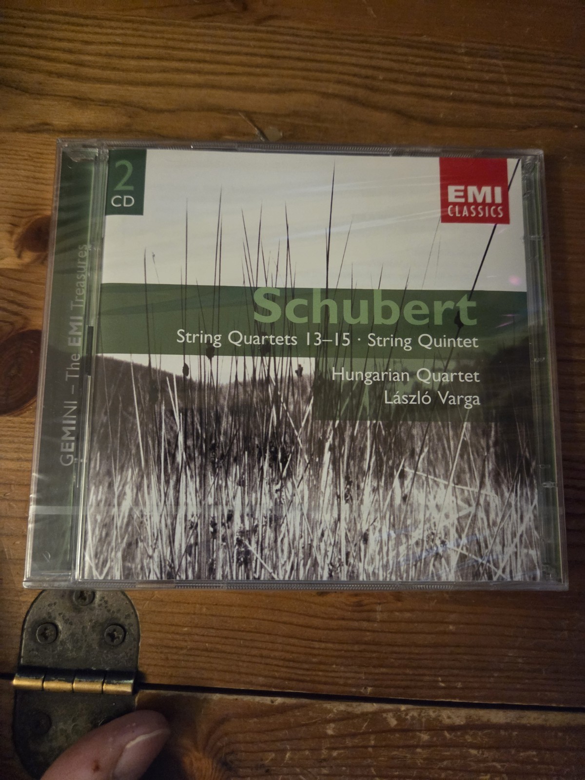 Schubert String Quartets 13-15 & String Quintet Hungarian Quartet 2 CD New