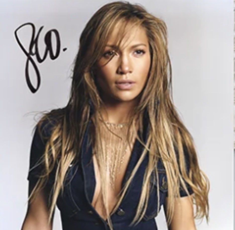 Jennifer Lopez J.Lo-SIGNED 25th Anniversary insert only - vinyl not included 