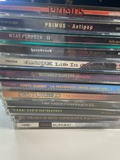 Lot Of 12 CDs Hip-Hop Rock Punk Metal Offspring Primus Slipknot Butthole Surfers picture