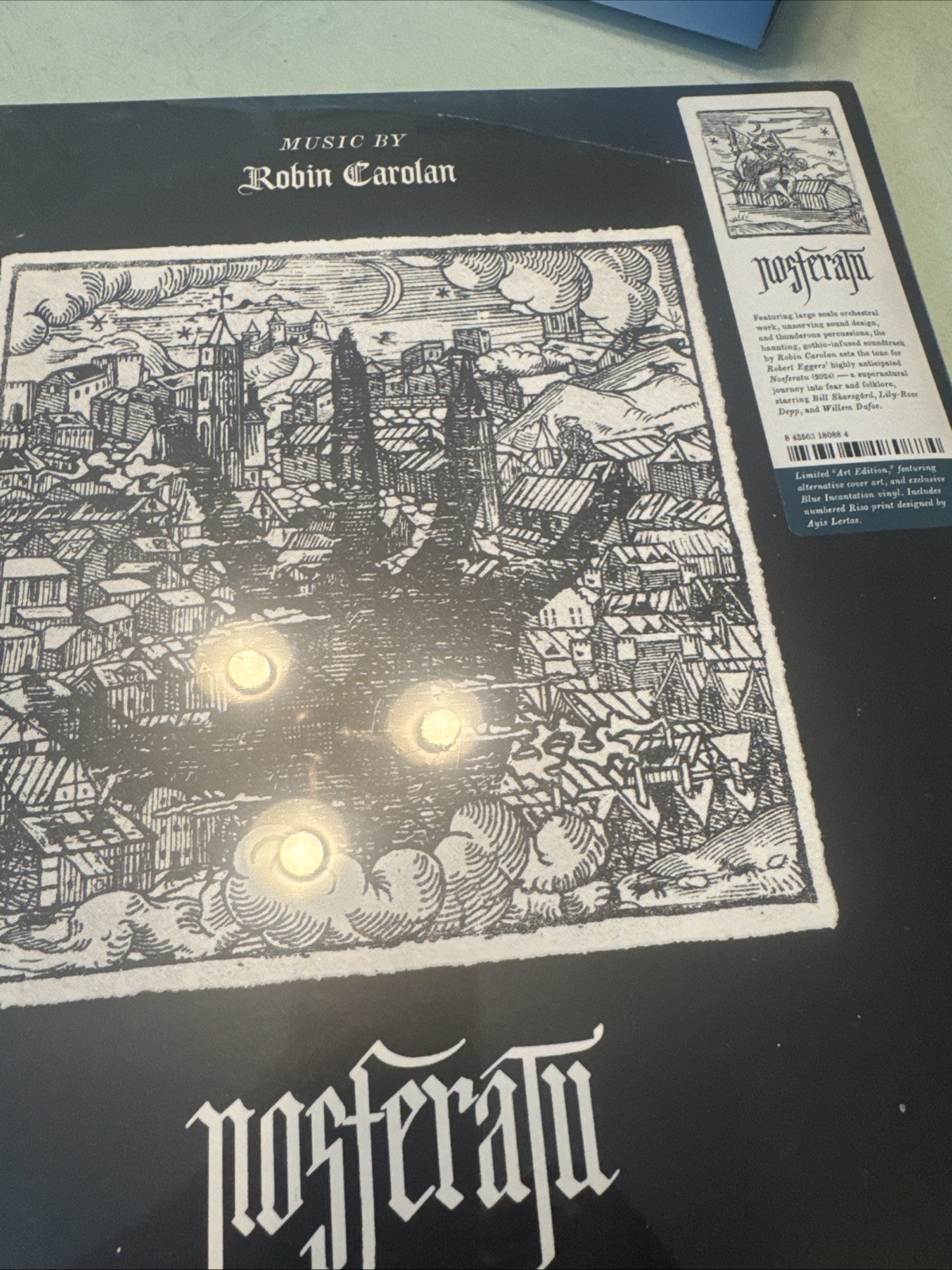 NOSFERATU Soundtrack Sacred Bones ART EDITION BLUE INCANTATION Vinyl LP New