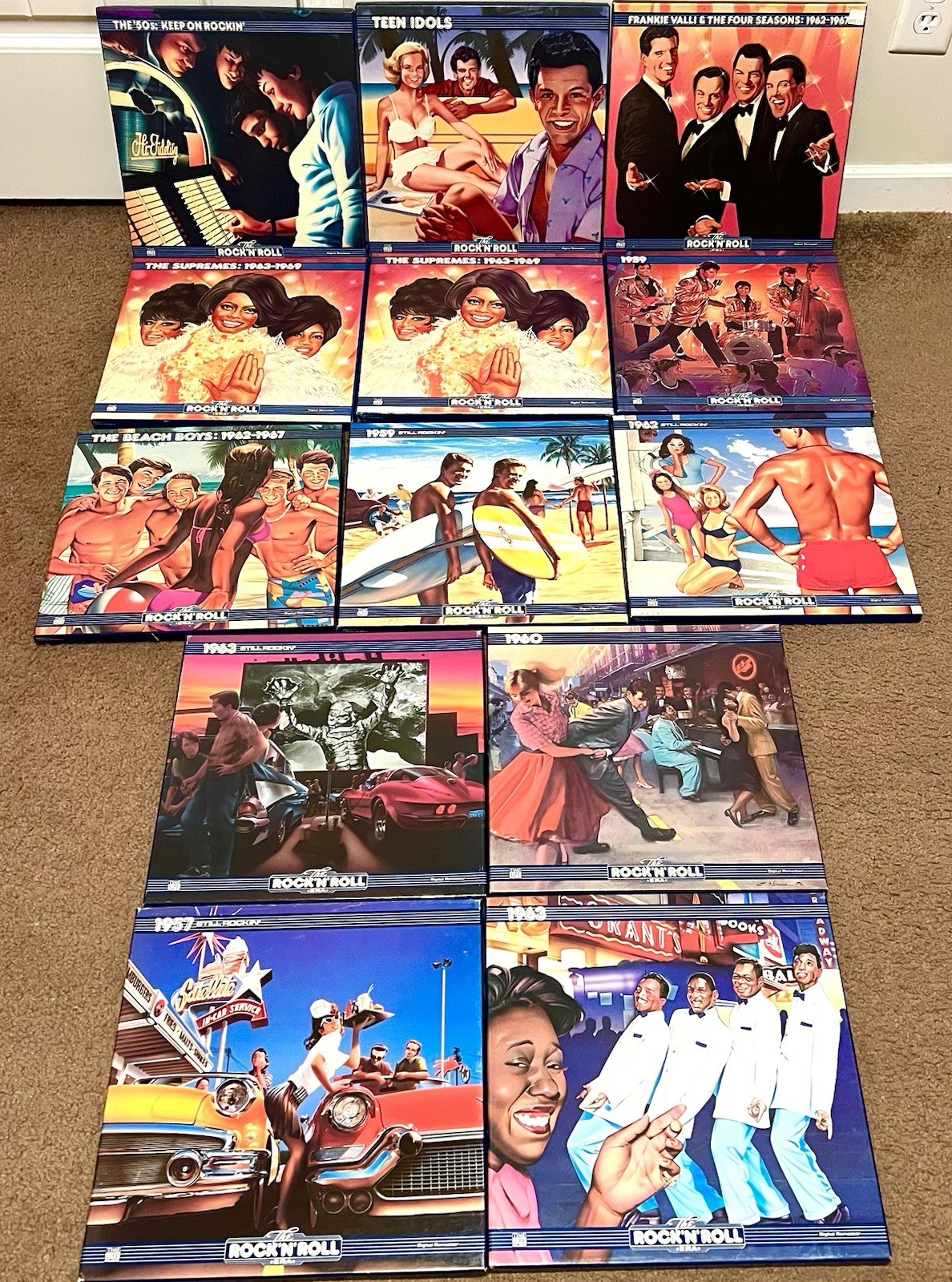 16 Vintage Time Life The Rock N Roll Era Vinyl Records 1950s 1960s Albums