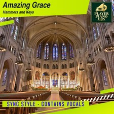 Amazing Grace - QRS PIANOMATION COMPATIBLE PLAYER PIANO CD picture