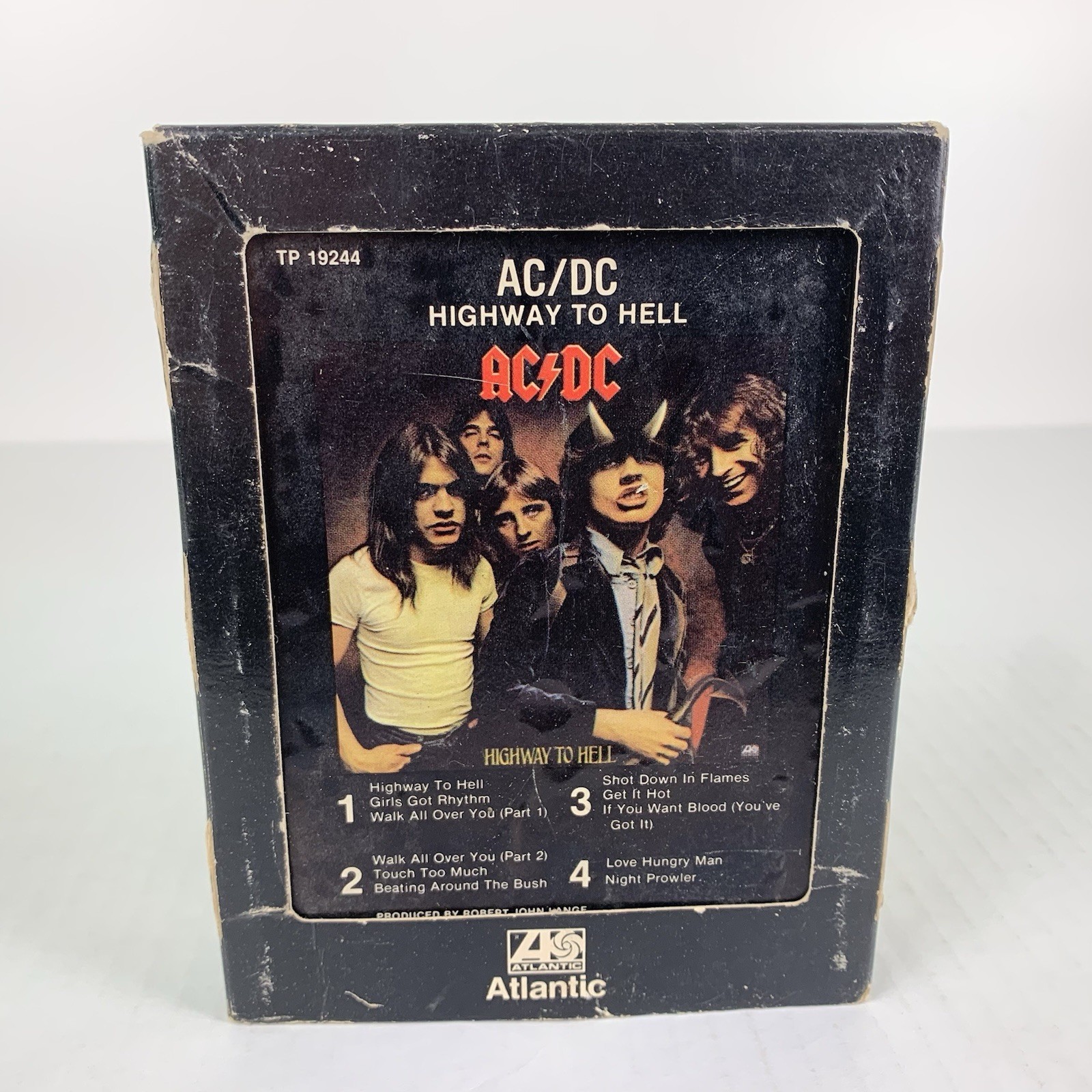 AC/DC Highway to Hell 8-Track Tape w/ Sleeve Atlantic Records Vintage 1979 VG