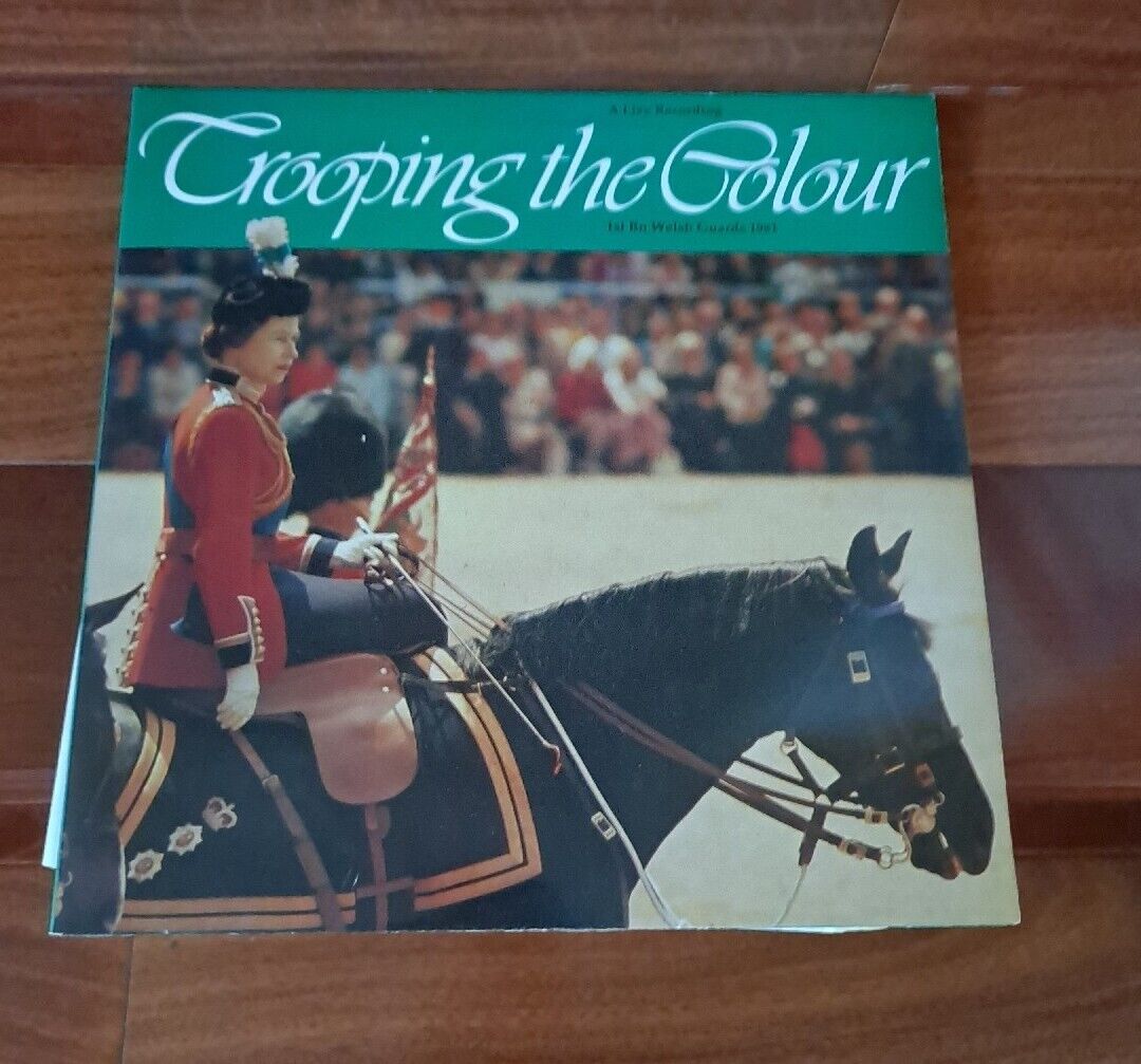 Queen Elizabeth  - Trooping the Colors - Vinyl LP 1981 VG+ audibly RARE 