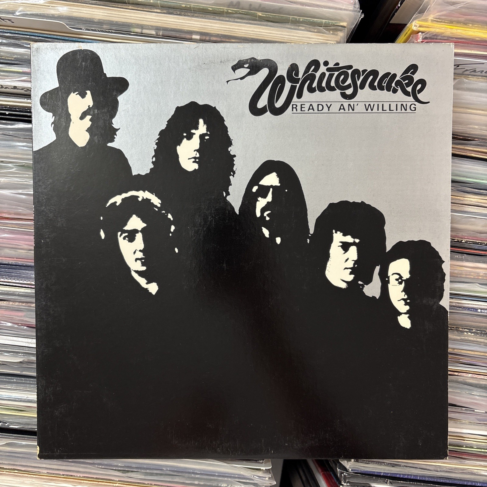 WHITESNAKE ‎- READY AN\' WILLING Vinyl LP Album ULTRASONIC CLEANED