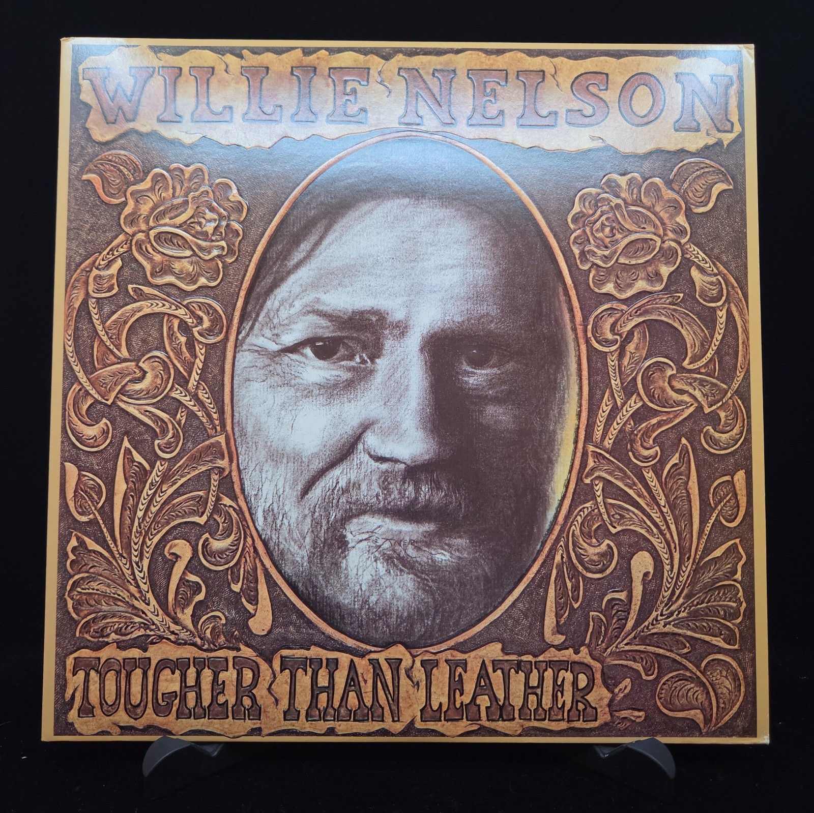 WILLIE NELSON • Tougher Than Leather • Columbia •  38248 • Promo