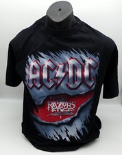 L Vintage AC/DC 1990-91 The Razors Edge Australian & NZ Tour Tee T-Shirt ACME picture