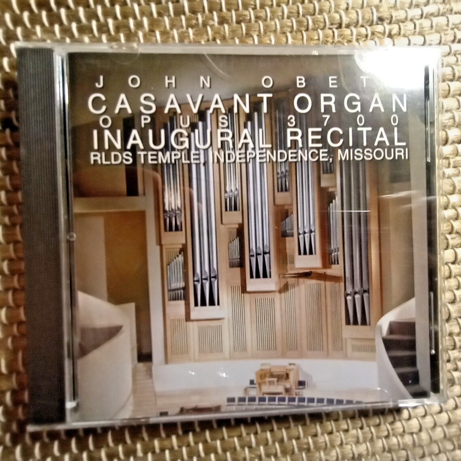 John Obetz-Casavant ORGAN Opus 3700 RLDS Temple Independence Mo CD- Cmplte Pkgng