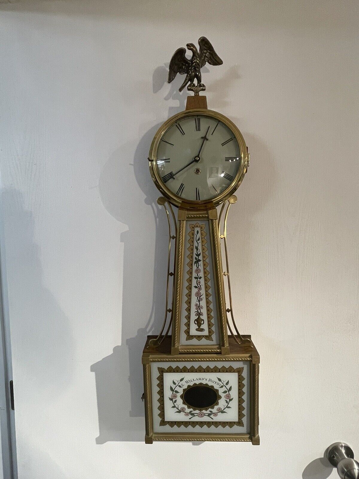 S Willards Patent Banjo Clock