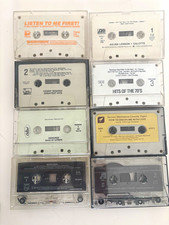 Lot of 22 Cassette Tapes Jimi Hendrix Miles Davis CSNY Kenny Rogers Rock Jazz (G picture