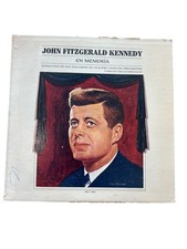John Fitzgerald Kennedy En Memoria Vinyl Record LP 33 ⅓  Narration By Luis Roman picture