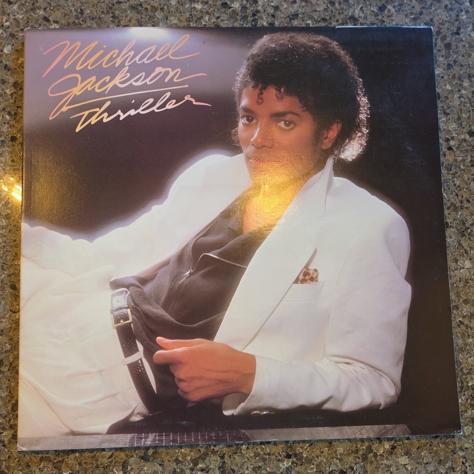 Michael Jackson Thriller Vinyl LP Vintage 1982 Original US Press w/ Lyric Sleeve